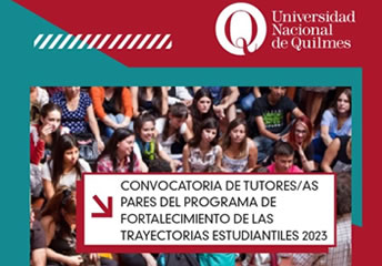 Convocatoria de tutores/as pares