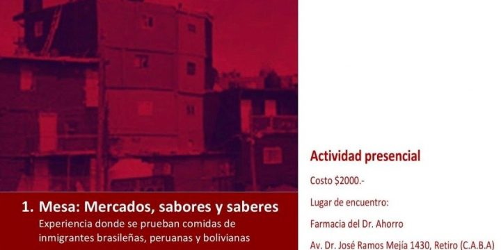 Invitación de Turismo y Hotelería del DEyA a visita Turismo Comunitario Barrio Mugica el 24/06